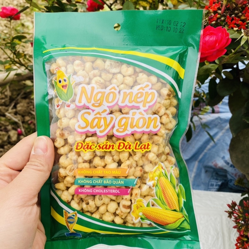 [ĂN VẶT] NGÔ/BẮP NẾP SẤY GIÒN /NGÔ BÒ LÁ CHANH GÓI 120G