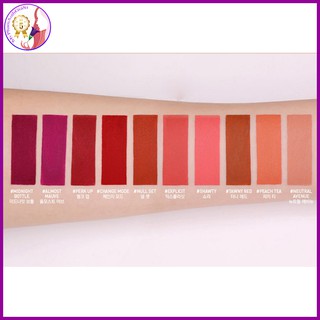 Son kem lì 3ce stylenanda soft lip lacquer