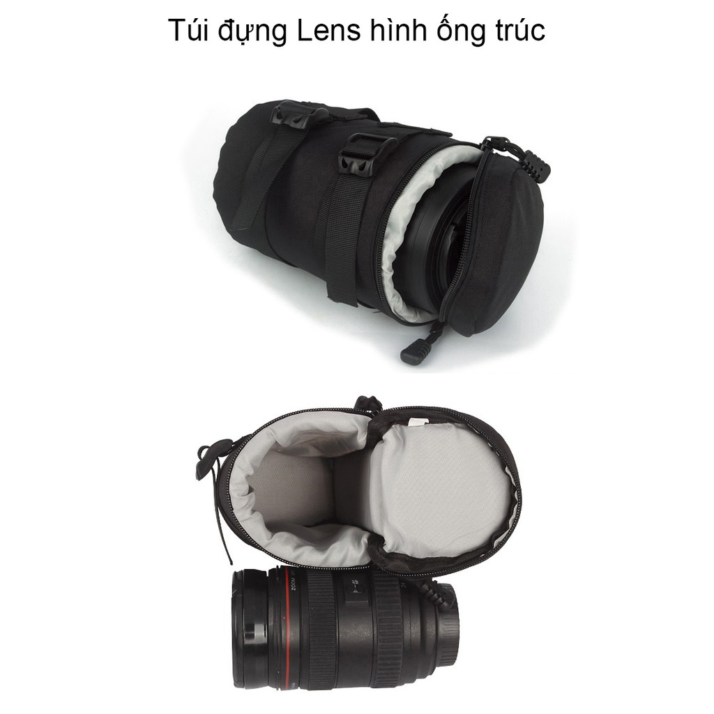 Túi đựng Lens hình ống trúc