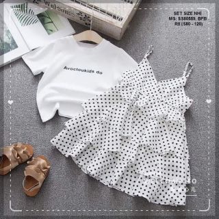 Combo 2 bộ váy siêu đẹp cho bé