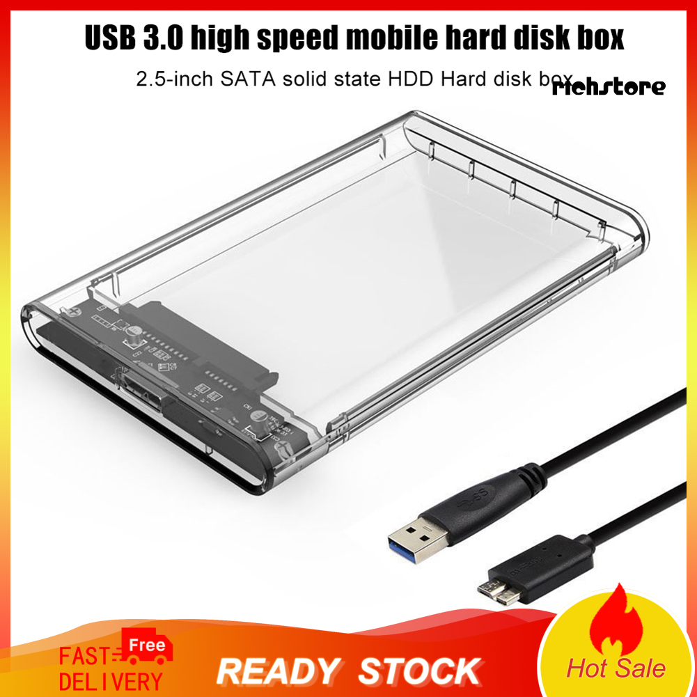 Ổ Cứng Di Động Xwbccx 5gbps 2.5inch Sata Hdd Ssd Usb 3.0 Tốc Độ Cao Cho Pc