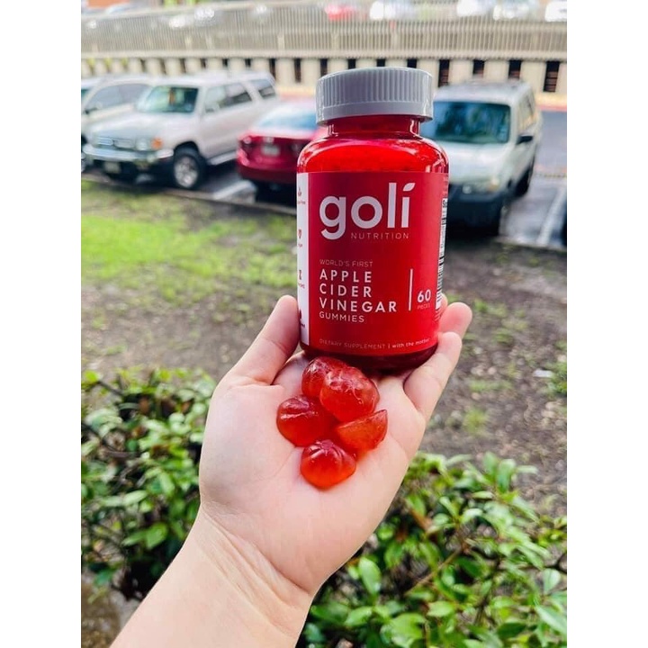 Kẹo Dẻo Giấm Táo Hỗ Trợ Giảm Cân Goli Apple Cider Vinegar Gummies - 60 Viên - EDS