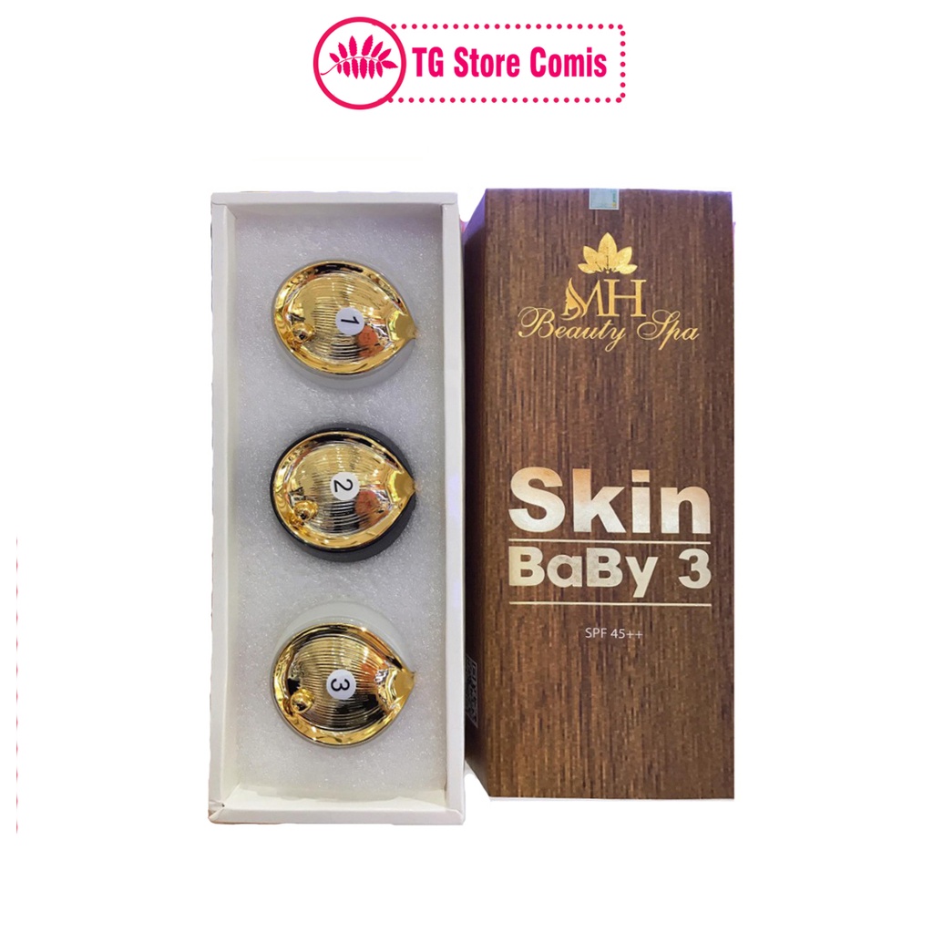 Bộ Sản Phẩm Skin baby 3, Mờ Nám Sạm, Da Trắng Hồng Tự Nhiên Và Căng Bóng Mh Beauty Spa