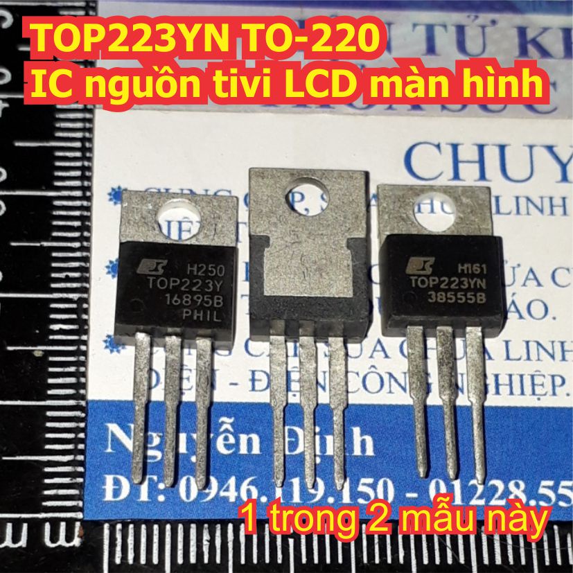 2 con TOP223YN TOP223Y TOP223 TO-220 IC điều khiển nguồn TV, LCD, monitor… kde1578