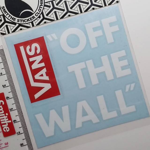 Miếng Dán Trang Trí Xe Hơi / Xe Máy In Logo Vans Off The Wall 2w