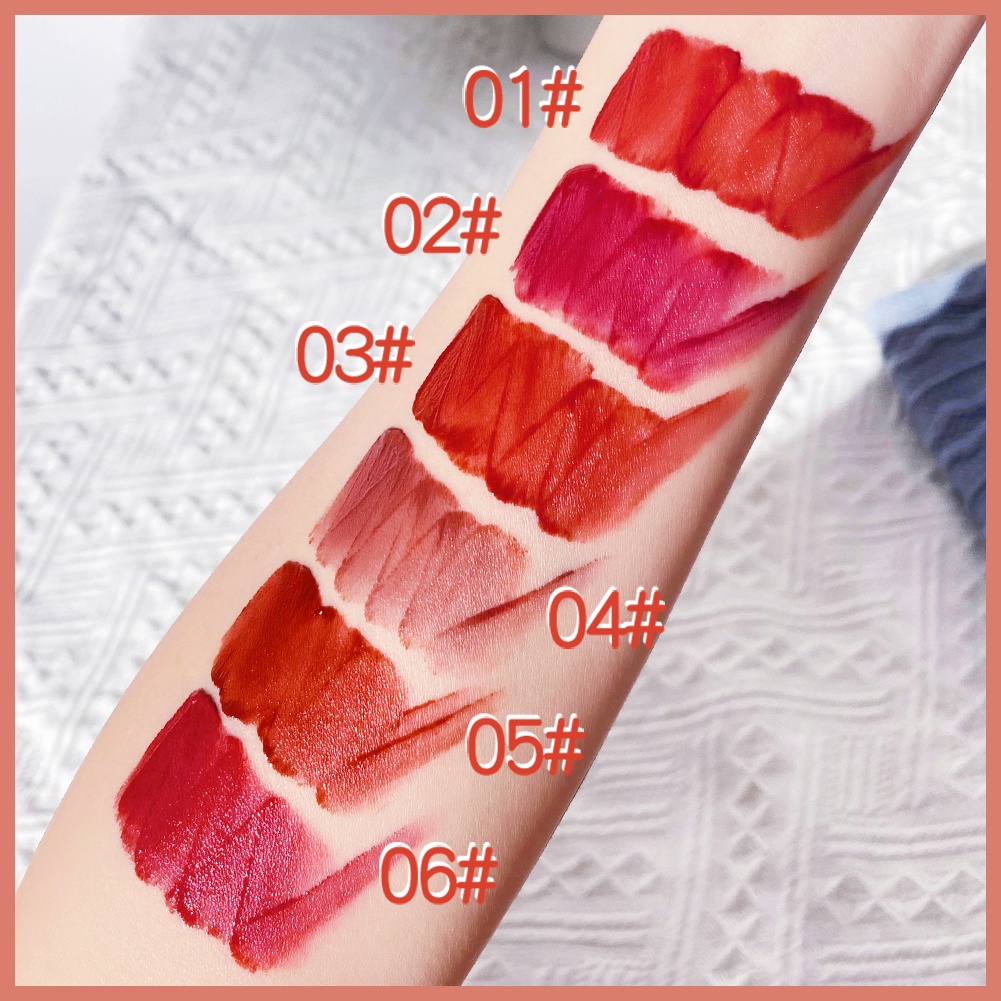 (Hàng Mới Về) Son Môi Gecomo 6 Màu Tùy Chọn Lâu Trôi Chống Thấm Nước Không Dính | BigBuy360 - bigbuy360.vn