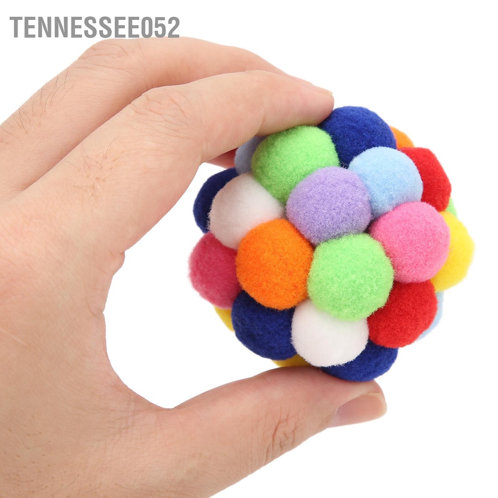 Bóng Đồ Chơi Mềm Có Chuông Nhiều Màu Sắc Cho Mèo Cưng