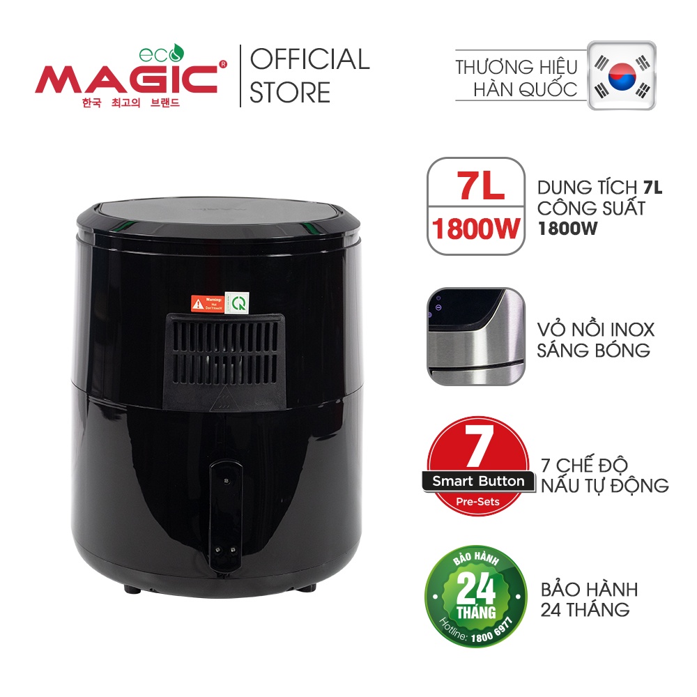 Nồi chiên điện tử Magic Eco AC122 7L