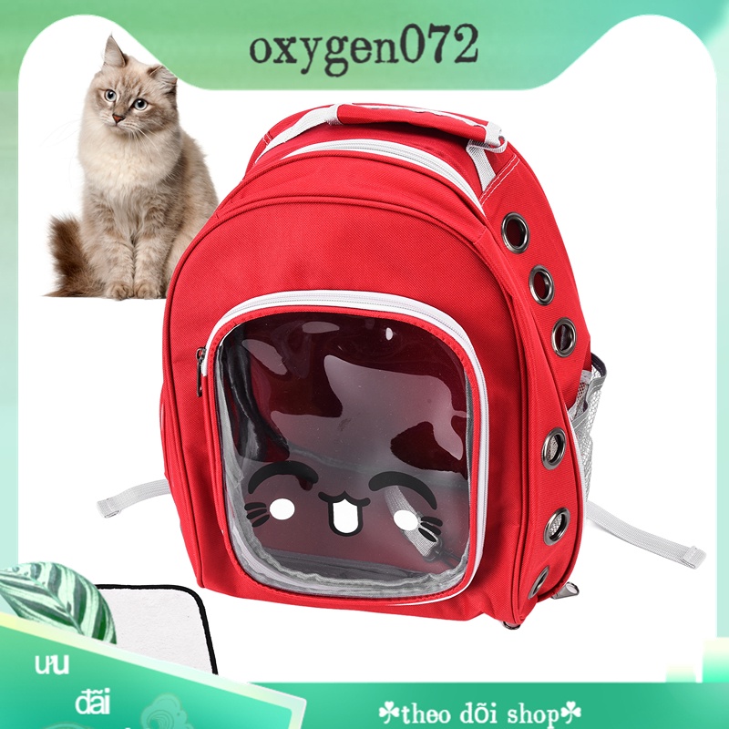 Oxygen072 Balo thú cưng chó mèo giá rẻ địu lưng, Balo vận chuyển chó mèo đeo lưng thời trang - thoải mái và thoáng khí