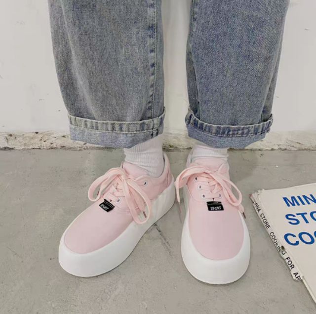 Giày Sport màu basic siêu độn