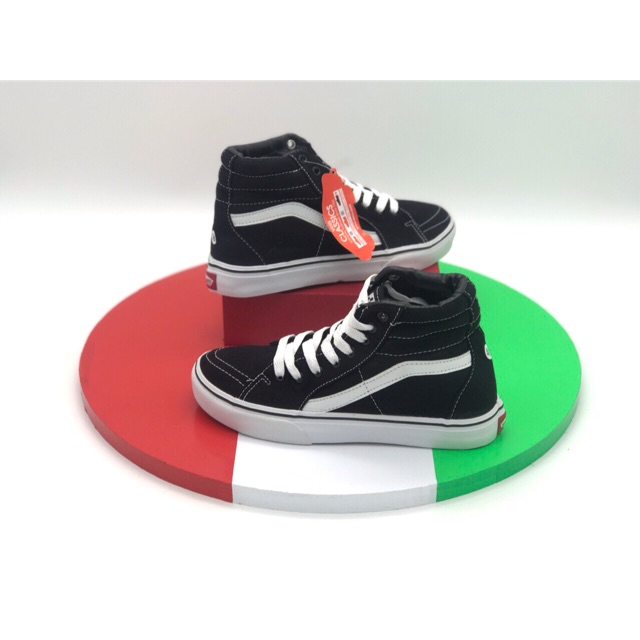 ẢNH THẬT | GIÀY VANS SK8 HIGH CAO CỔ ĐEN TRẮNG FULLBOX NAM NỮ | BigBuy360 - bigbuy360.vn