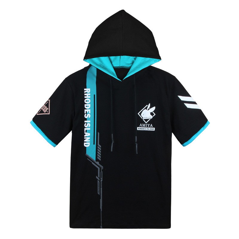 Áo khoác hoodie tay dài in họa tiết anime Arknights Amiya thời trang