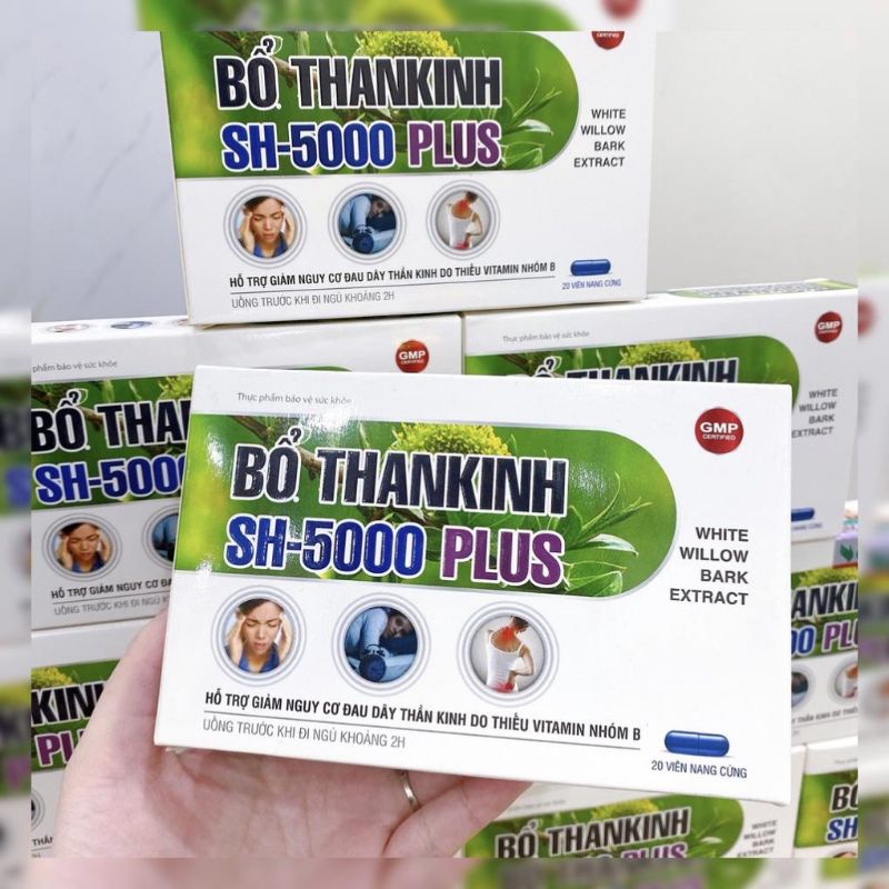 Viên bổ thần kinh SH-5000 PLUS hộp 20 viên SH5000