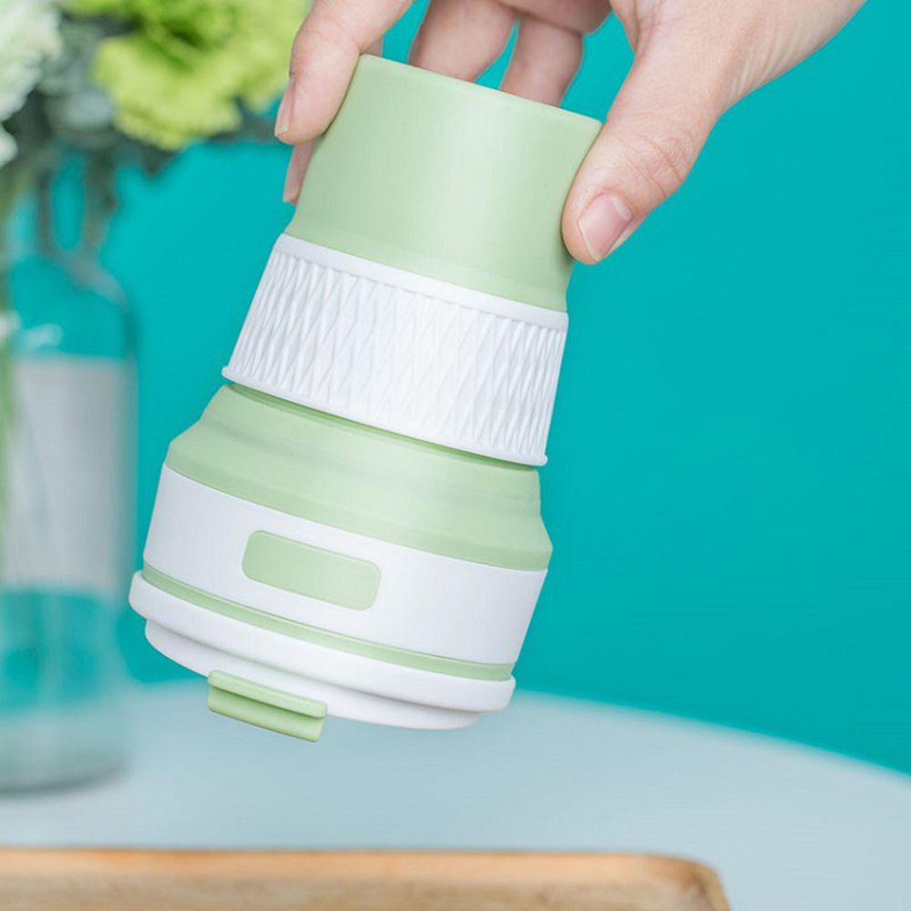 Cốc uống nước bằng silicon 350ml có thể gấp gọn tiện dụng