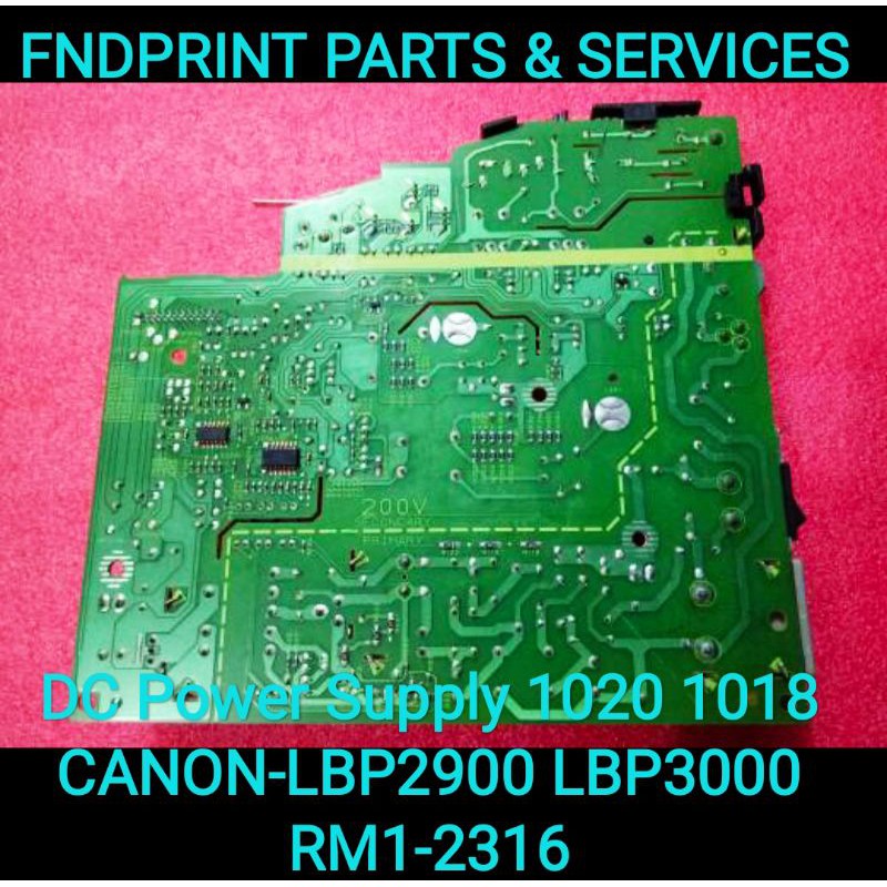 Bảng Mạch Nguồn Dc Assy Hp Laserjet Lj 1018 1020 Canon-lbp2900 Lbp3000 Rm1-2316