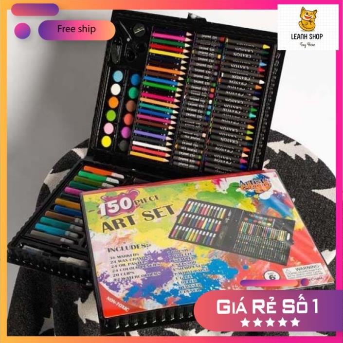 Bộ Tô Màu Sáp Màu 150 Chi Tiết Cho Bé Tập Tô