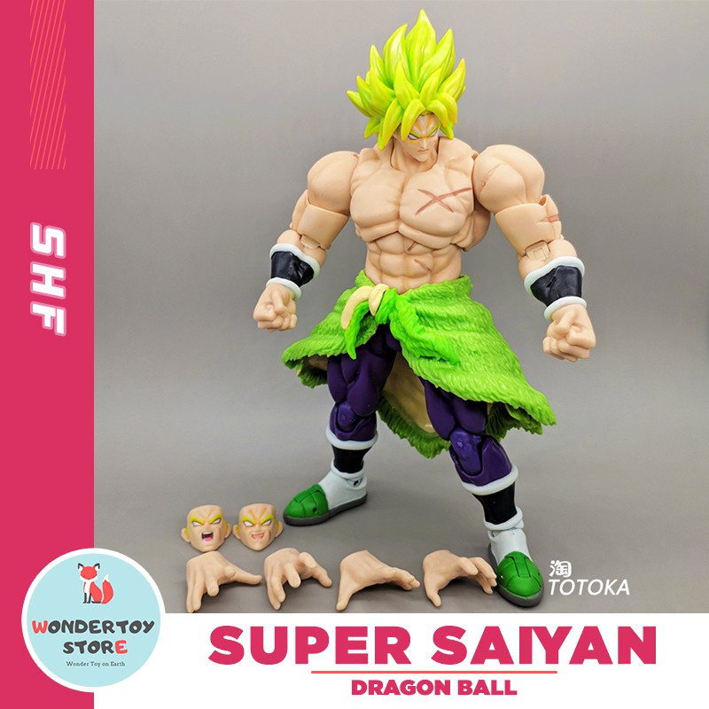 Mô hình SHF Super Saiyan Broly Full Power Dragon Ball Super Movie 18cm (BL)