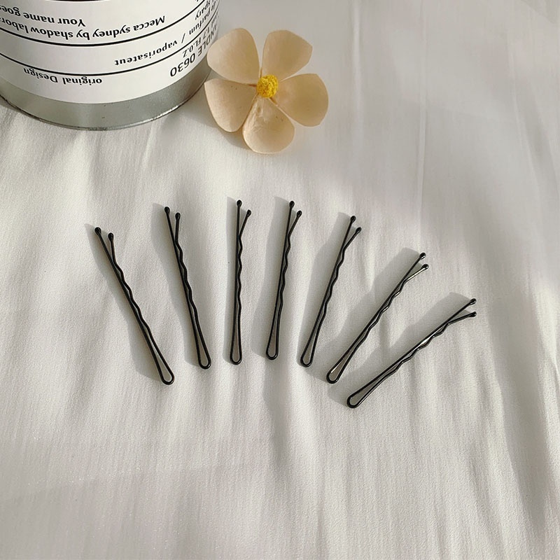 Kẹp giữ mái kẹp tăm màu đen không lộ dạng lượn sóng dành cho salon/làm đẹp tạo mẫu tóc hàng ngày SIGO