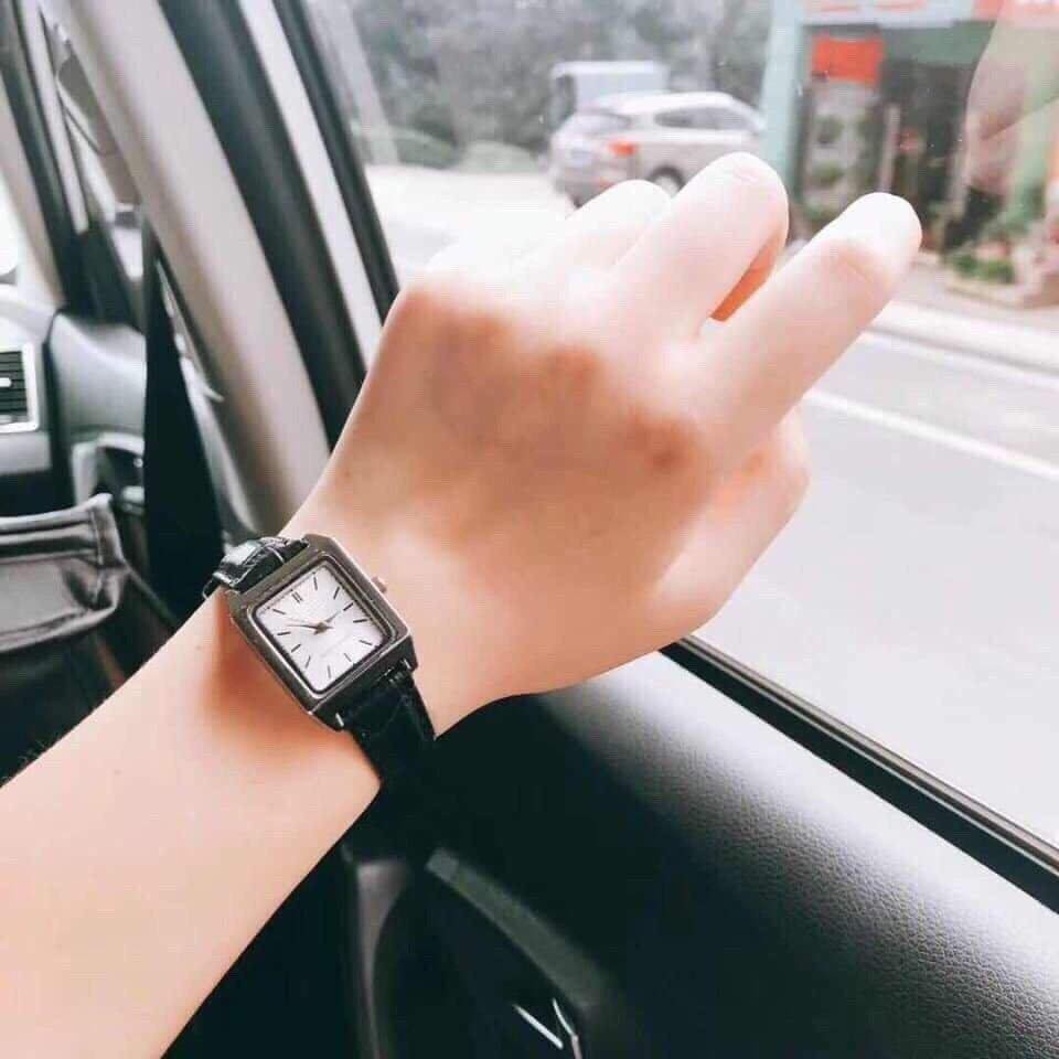 (Giá sỉ)Đồng hồ thời trang nữ Dây Da Cizcan Mặt Vuông SS18 | BigBuy360 - bigbuy360.vn