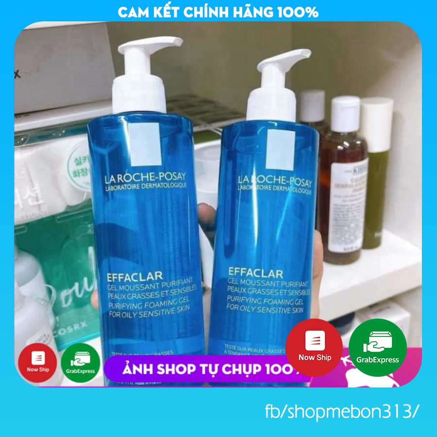 Sữa rửa mặt dạng gel tạo bọt cho da dầu và nhạy cảm La Roche-Posay Effaclar 400ml
