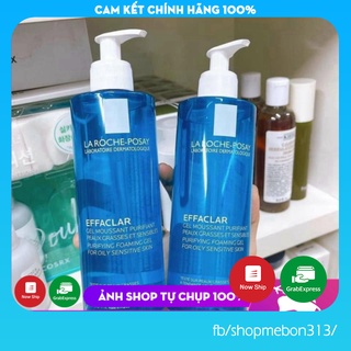 Sữa rửa mặt dạng gel tạo bọt cho da dầu và nhạy cảm La Roche-Posay Effaclar 400ml