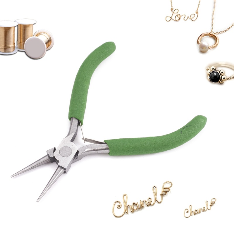 Kìm Mũi Tròn 4.5 Inch Bằng Thép Carbon Chuyên Dụng Đánh Bóng Trang Sức