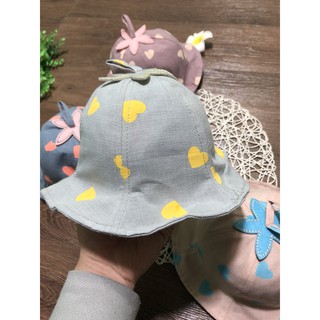 Mũ/Nón tai bèo chấm tim KOADEAR BABY cho bé gái