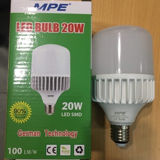 Đèn led búp 20w mpe