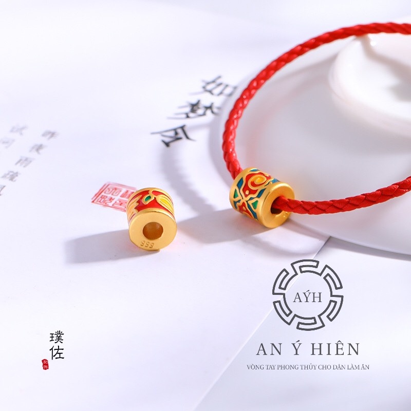 Charm Lu thống Tây Tạng hoa xanh #C274 ( An Ý Hiên)