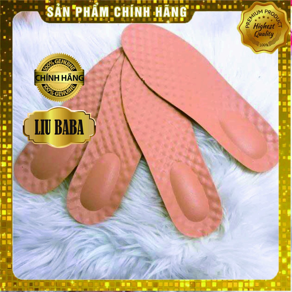 Lót giày tăng chiều cao 2cm cao su non cao cấp