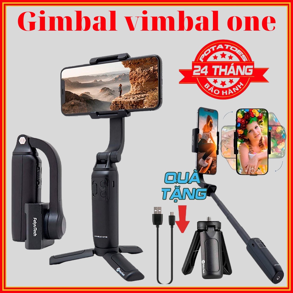 ✅Update 2023✅Tay cầm quay phim điện thoại VIMBLE ONE gấp gọn tiện lợi - chống rung đa chiều