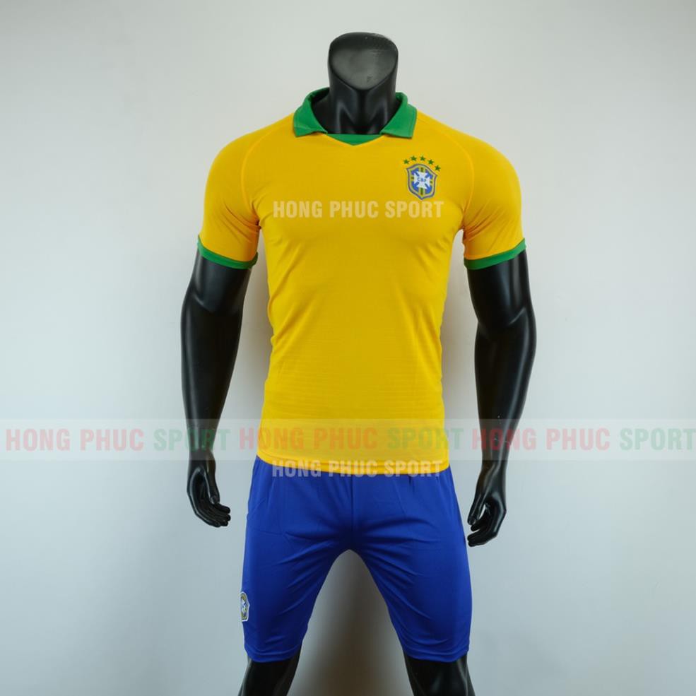 BỘ QUẦN ÁO ĐÁ BÓNG ĐỘI TUYỂN BRAZIL 2019 CAO CẤP