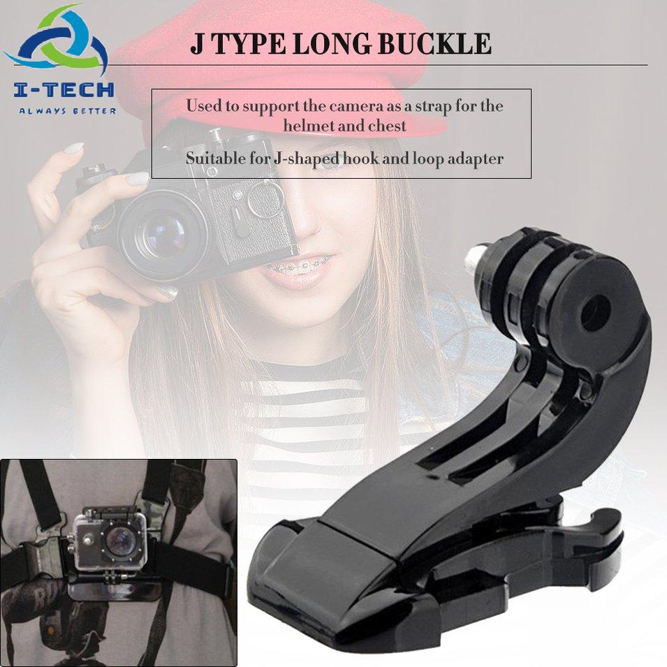 ⚡Promotion⚡1PCS J-Hook Buckle Surface Mount For Xiaomi Yi SJCAM SJ4000 SJ5000 SJ7000 for Gopro 7 6 5 4 3 Action Camera