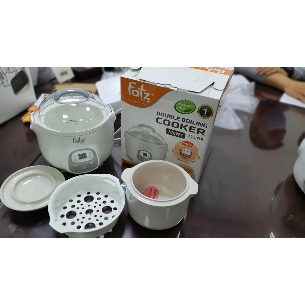 Nồi hầm cách thuỷ thông minh Fatzbaby STEW 1 FB9107ZT 0,7 lít