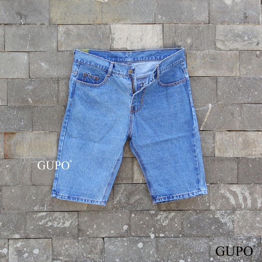 Quần short jean nam đẹp thể thao big size cotton không co giãn mới nhất