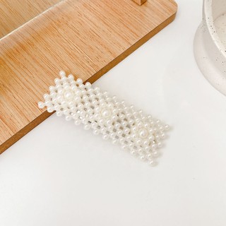 Kẹp tóc đính hạt phong cách Hàn Quốc