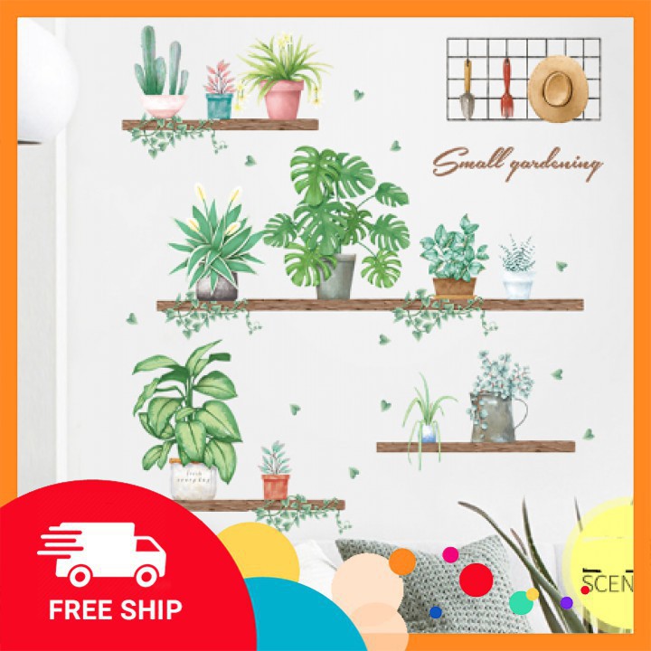 Decal dán tường ⚡RẺ VÔ  ĐỊCH⚡ Tranh dán tường - nhựa PVC Vinly không thấm nước- decor chụp ảnh phong phú