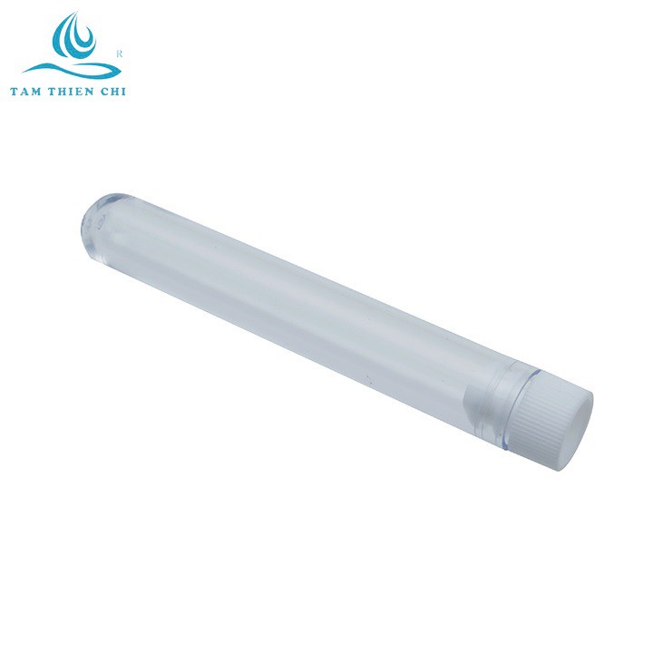 Ống nghiệm nhựa PS trắng trong có nắp không nhãn 5ml (12x75mm) HTM hộp 100 tube