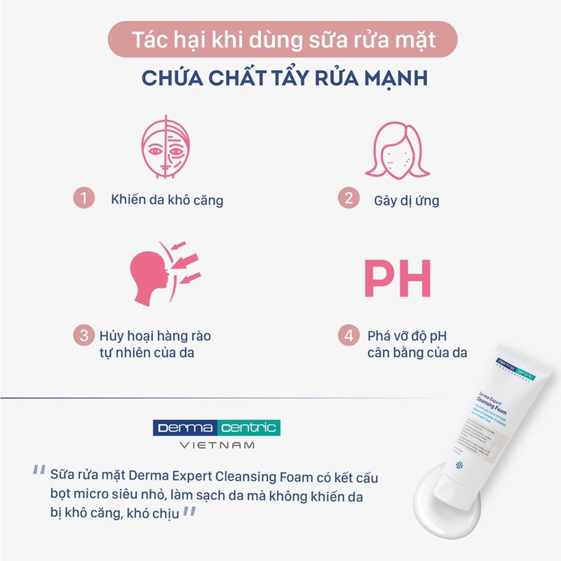 Sữa Rửa Mặt Derma Expert Cleansing Foam | BigBuy360 - bigbuy360.vn