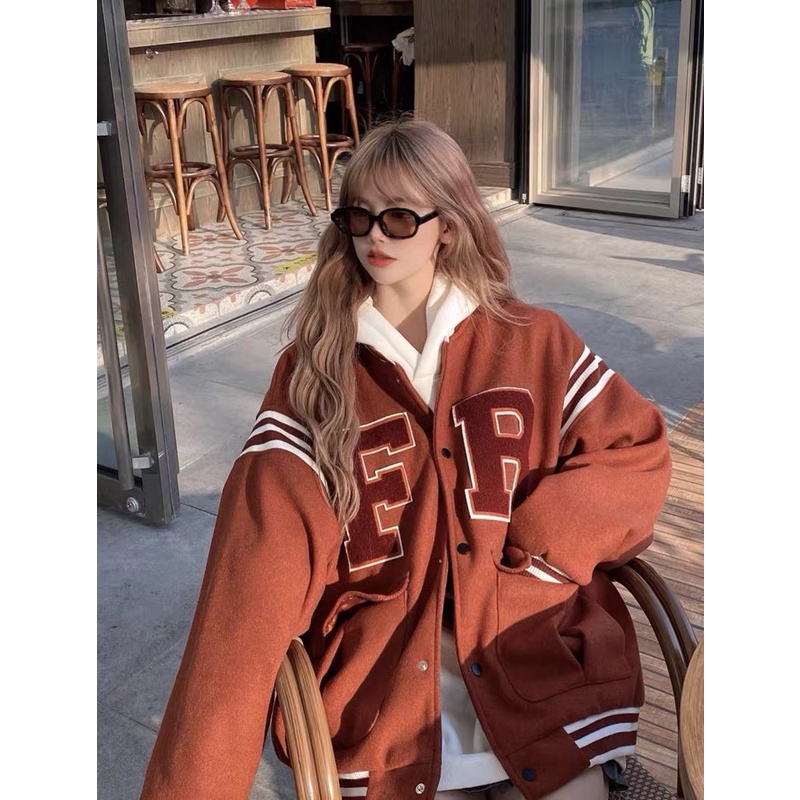 ÁO KHOÁC BÓNG CHÀY THỂ THAO KIỂU DÁNG BOMBER VIBEAK