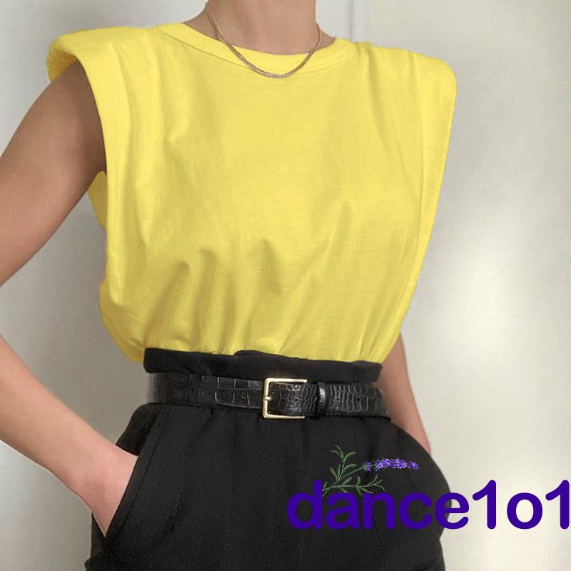 Áo Nữ Không Tay Cổ Tròn Thời Trang Cá Tính | BigBuy360 - bigbuy360.vn