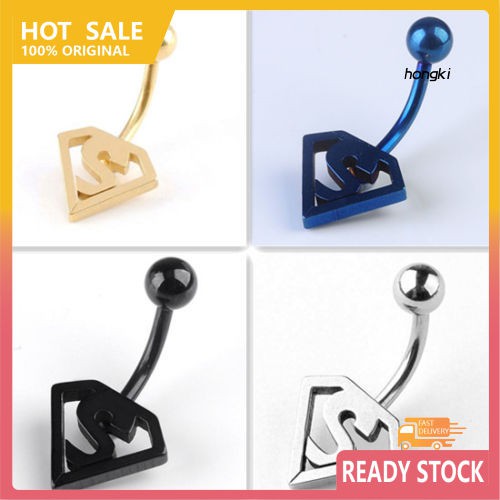 Khuyên Rốn Hình Dơi Bằng Thép Không Gỉ Cá Tính