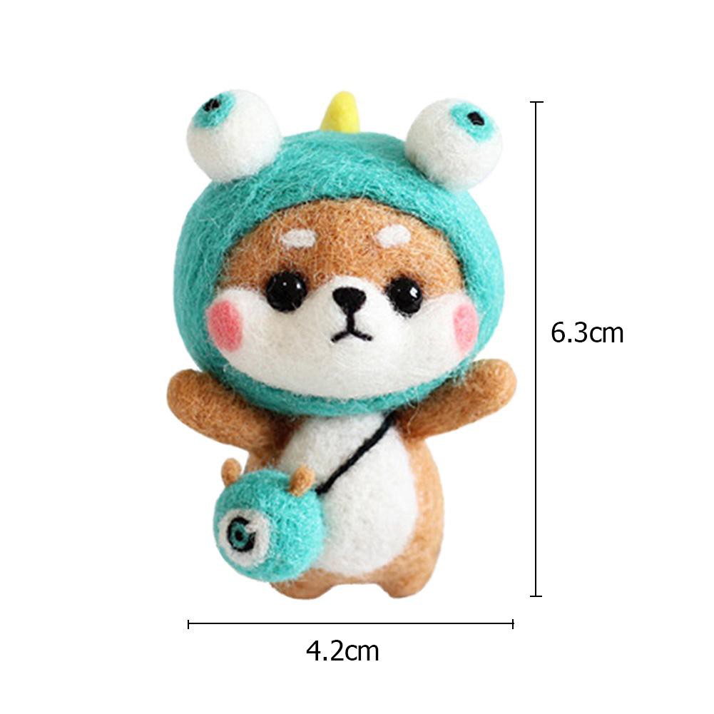 Set dụng cụ làm đồ chơi hamster dễ thương bằng len nỉ thủ công diy