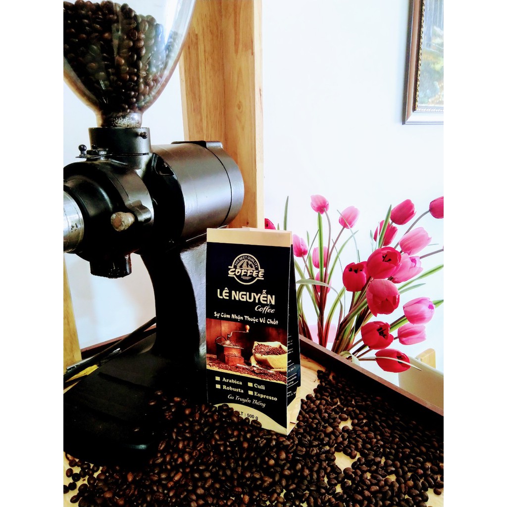 500gr Cafe sạch rang mộc xay sẵn.