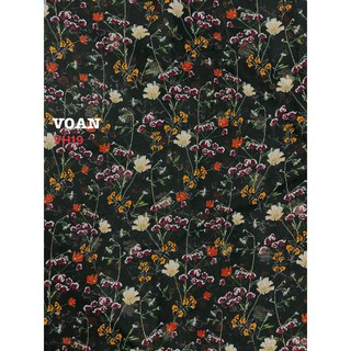 VẢI VOAN  HOA NHÍ - DÒNG VẢI THÔNG DỤNG - 1 MÉT X 1M5