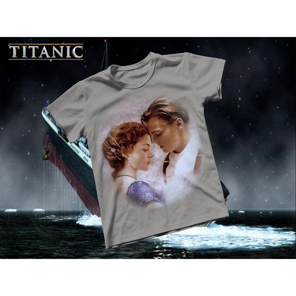 Áo thun Cotton Unisex - Movie - Titanic - Jack và rose