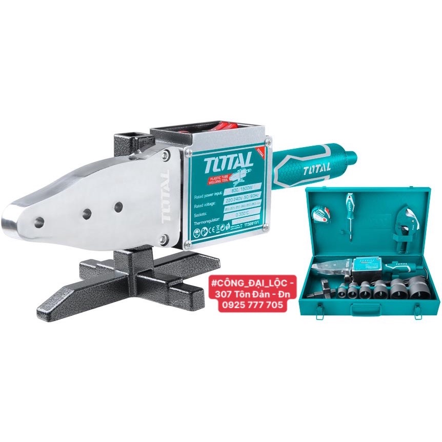 DỤNG CỤ HÀN ỐNG NHỰA PPr 20 - 63mm TOTAL ( CHÍNH HÃNG )