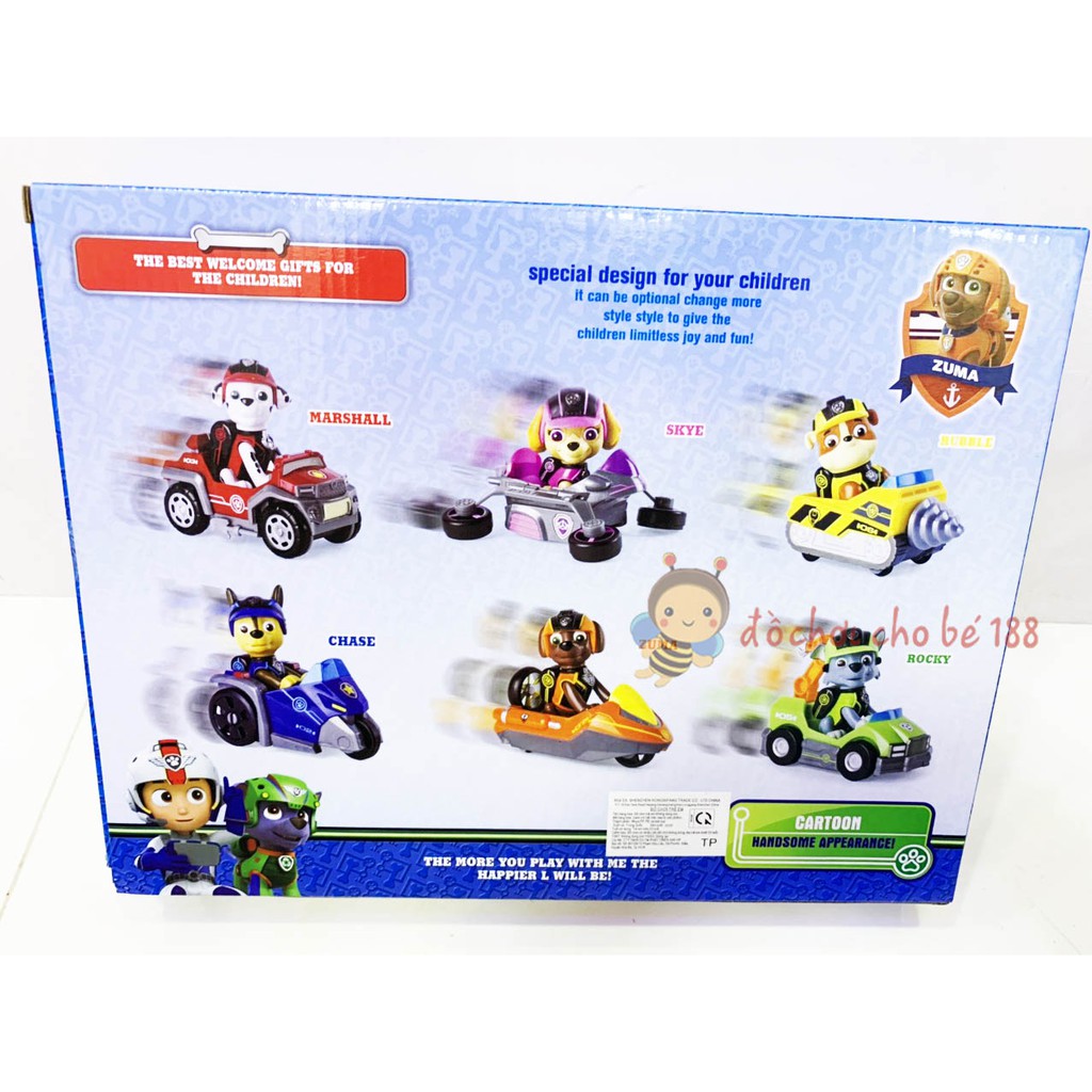 Đồ chơi đội chó cứu hộ Paw Patrol khớp cử động