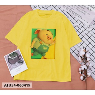 ÁO THUN HÌNH CHÚ HEO DỄ THƯƠNG