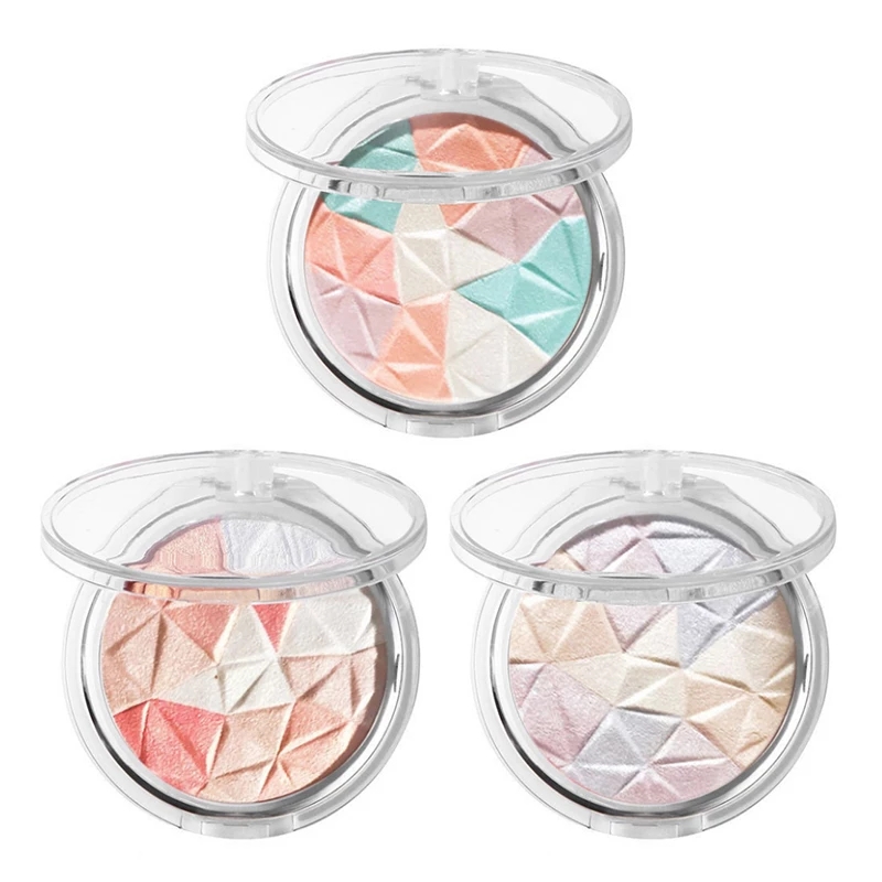 3 Colors Face Highlighter High Shimmer Powder Makeup Palette/ Shadow Brighten Facial Complexion High Gloss Cosmetic